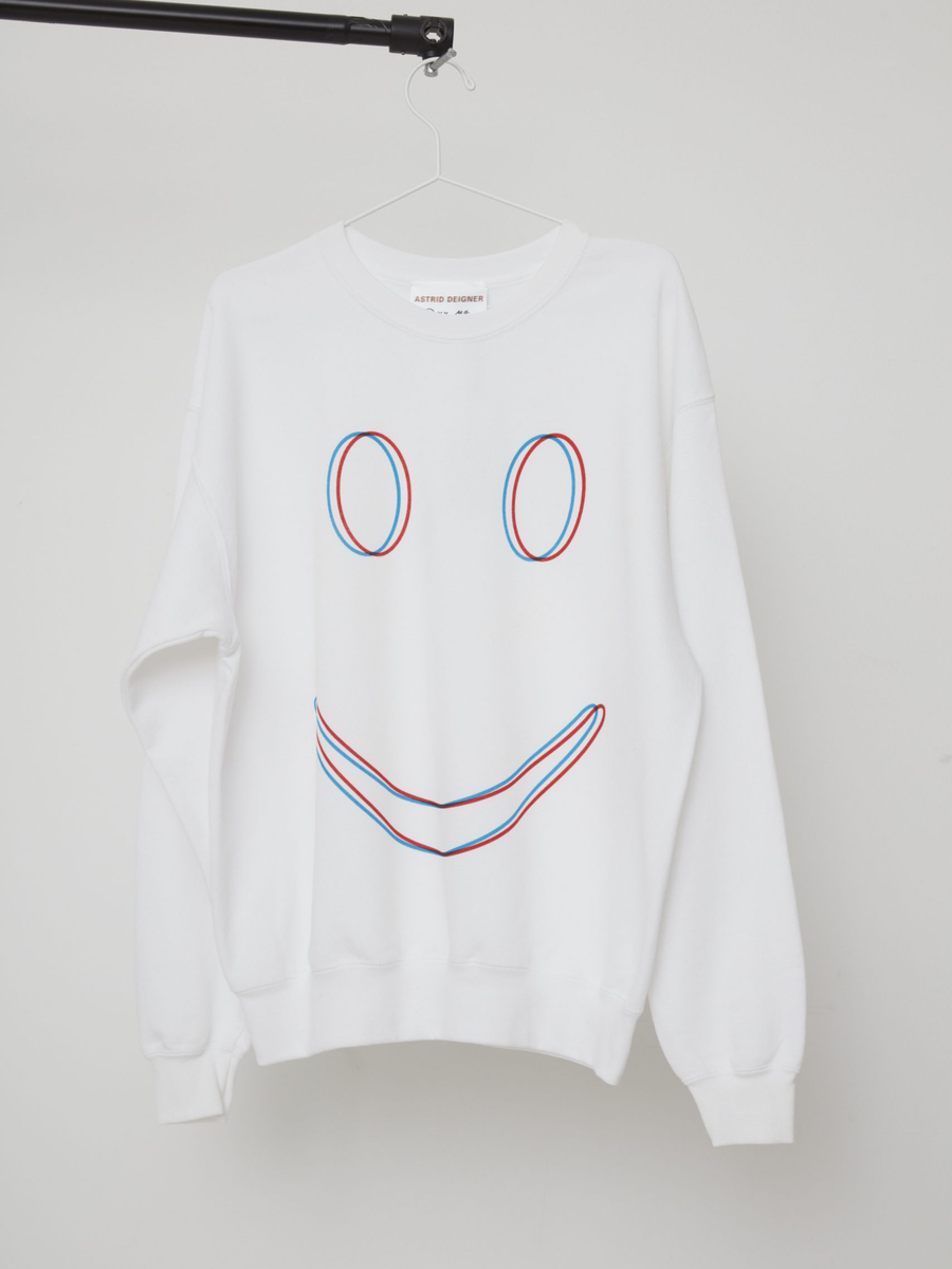 ASTRID DEIGNER Face Sweatshirt