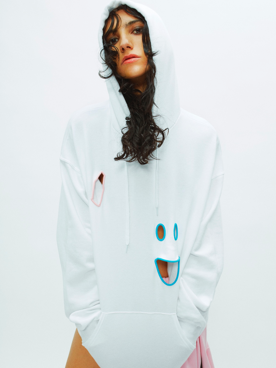 ASTRID DEIGNER Cut Out Hoodie