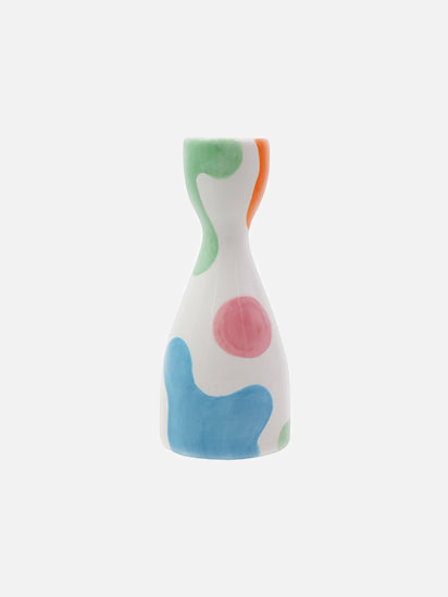 Candleholder Multi-Color Abstract