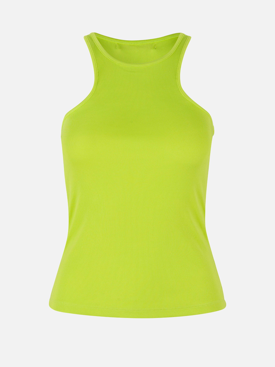 OVAL SQUARE Party Tank Top Acid Lime