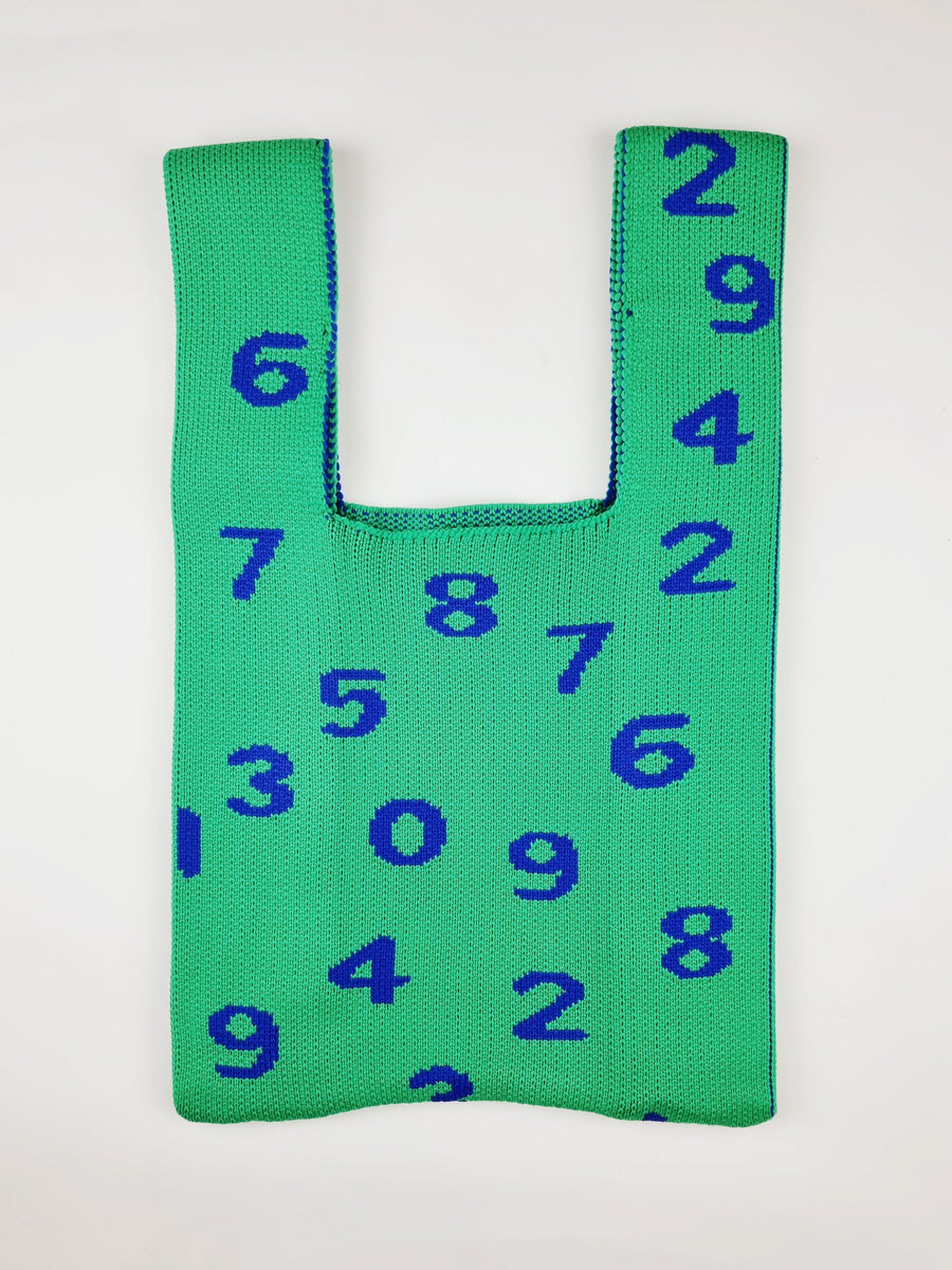 Numbers Knit Bag