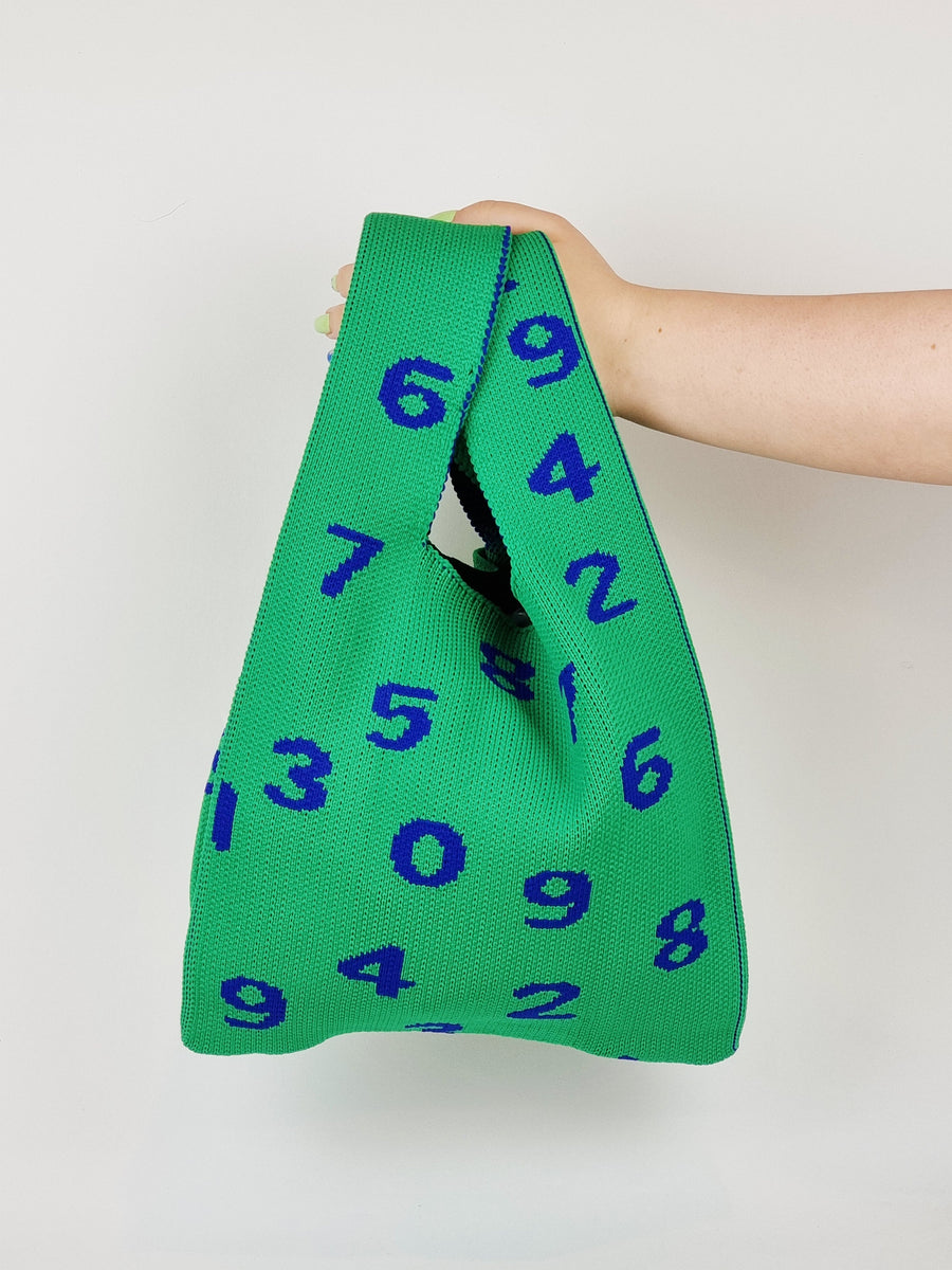 Numbers Knit Bag