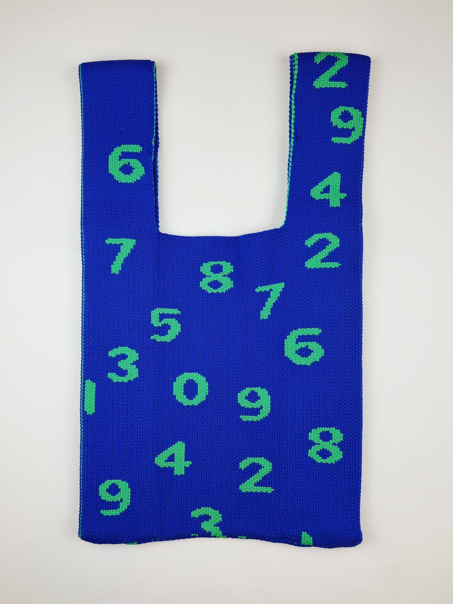 Numbers Knit Bag