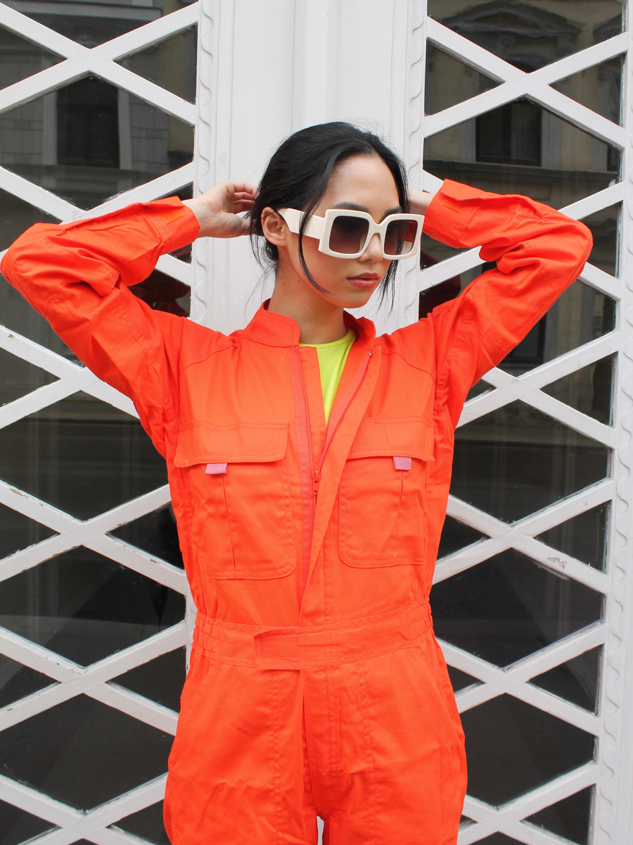 JAPANESE WORKWEARK  Jumpsuit - Orange