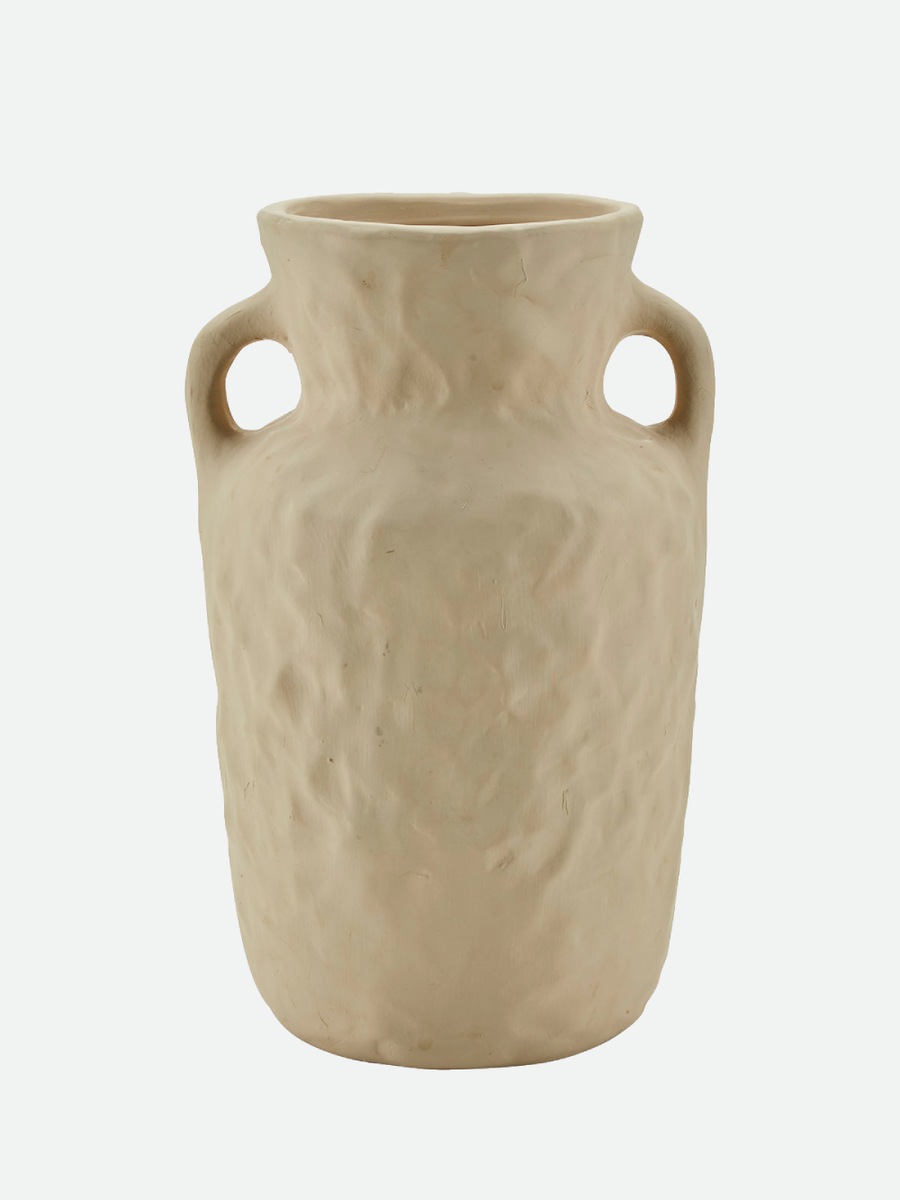 SQUARED VASE WITH HANDLES - PICK UP ONLY