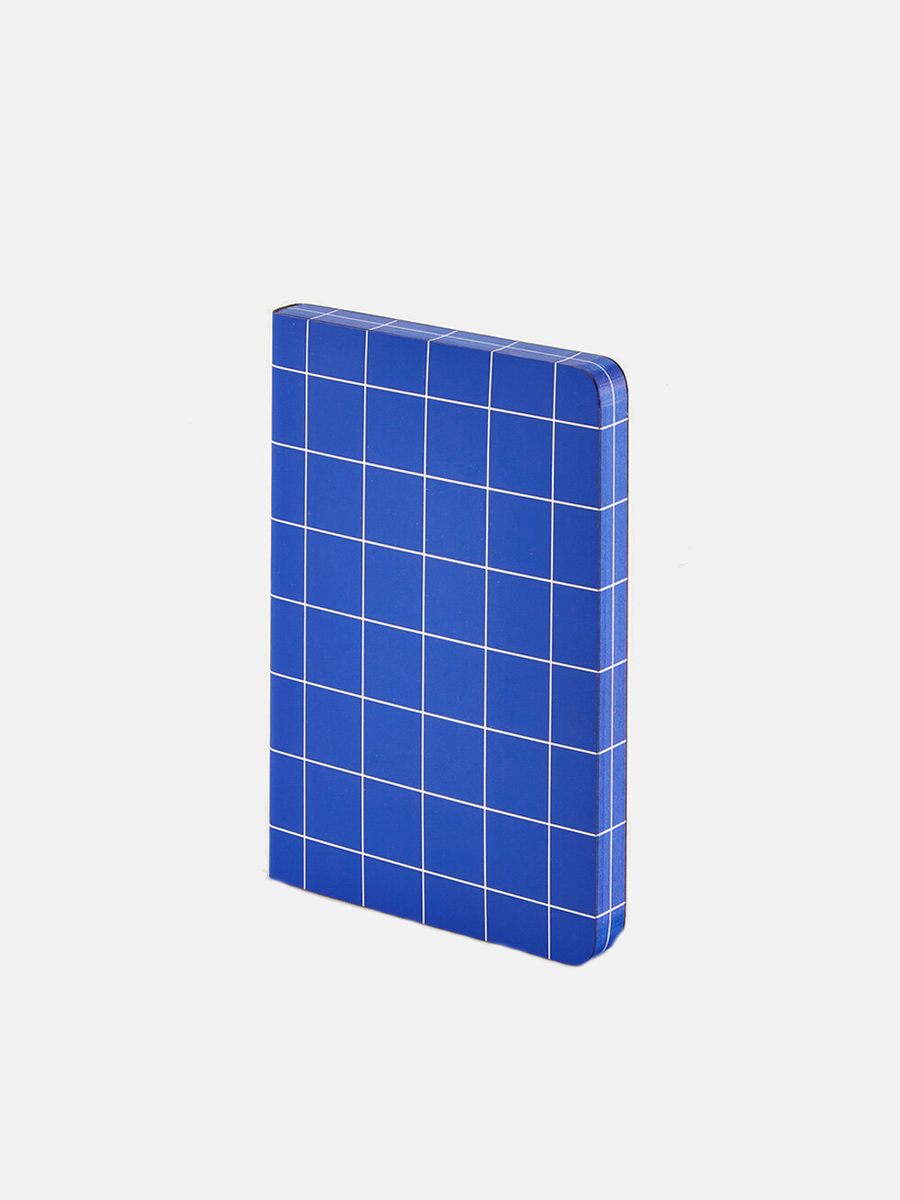 Blue Grid Notizbuch