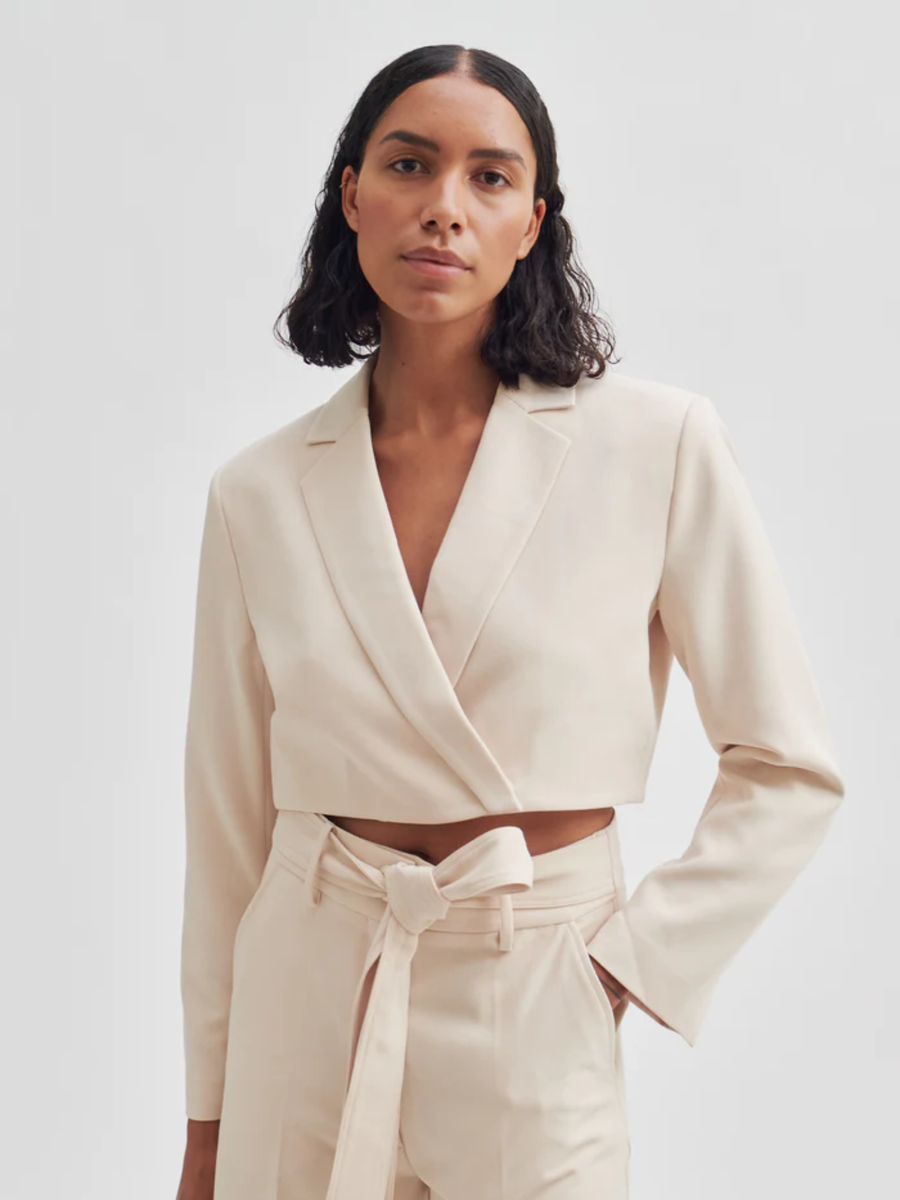 SECOND FEMALE Levien Cropped Blazer