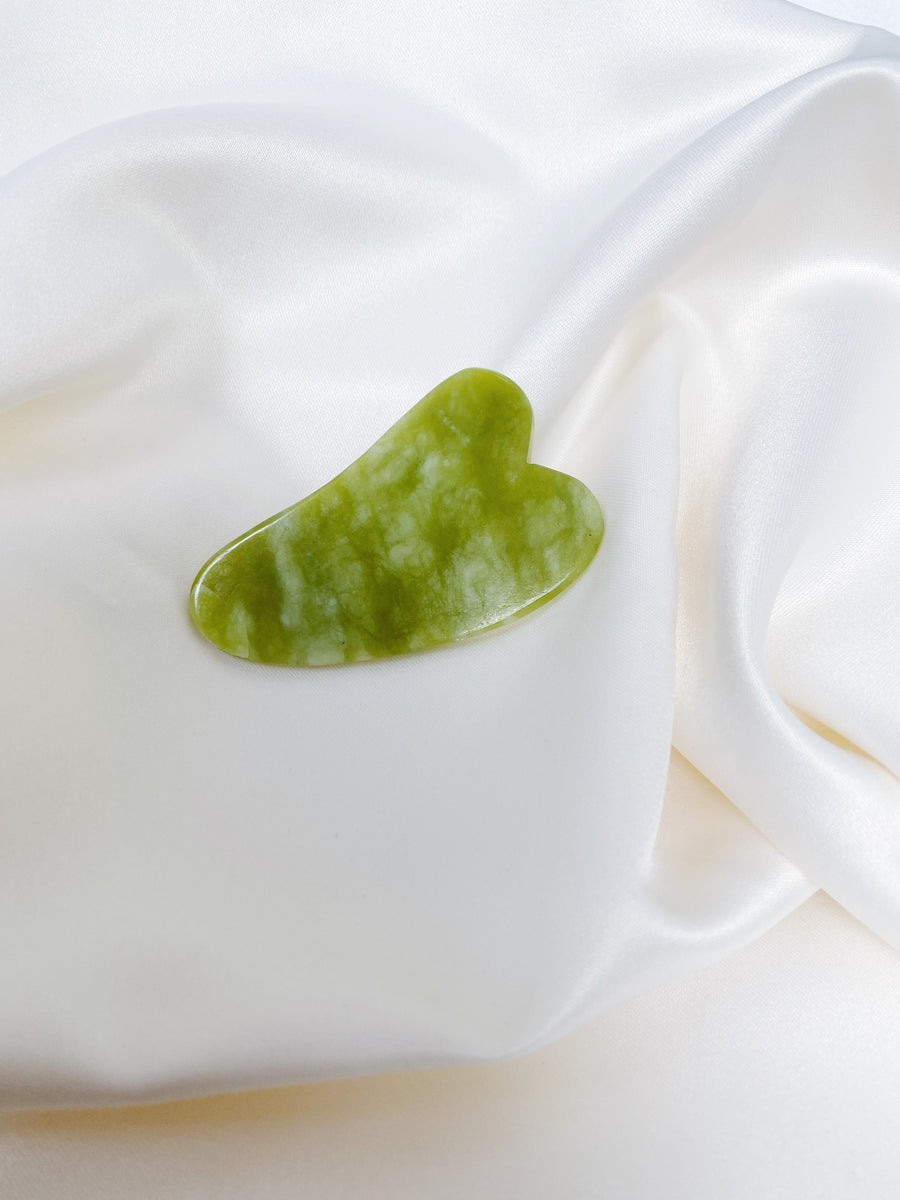 Green Jade Gua Sha Stone