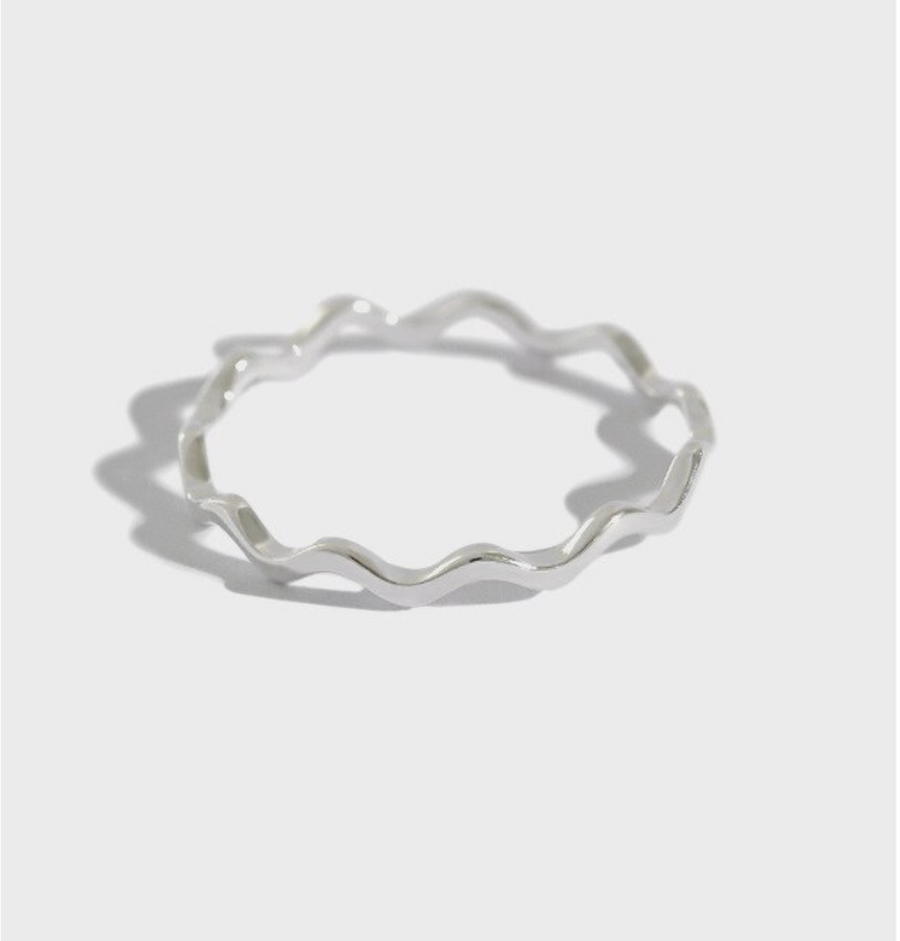 ring waves silver SELECTED BY SIGHT