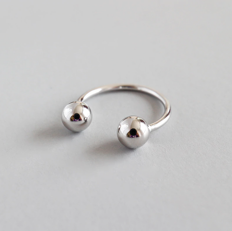 ball ring silver SELECTED BY SIGHT