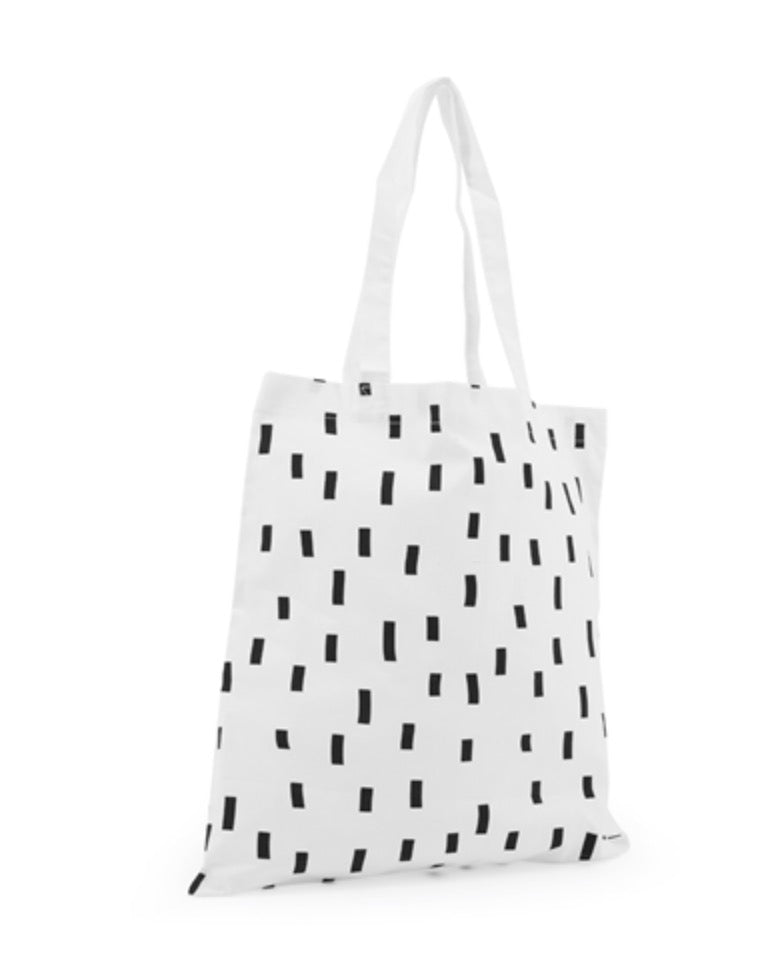 Cotton Tote Bag white/black