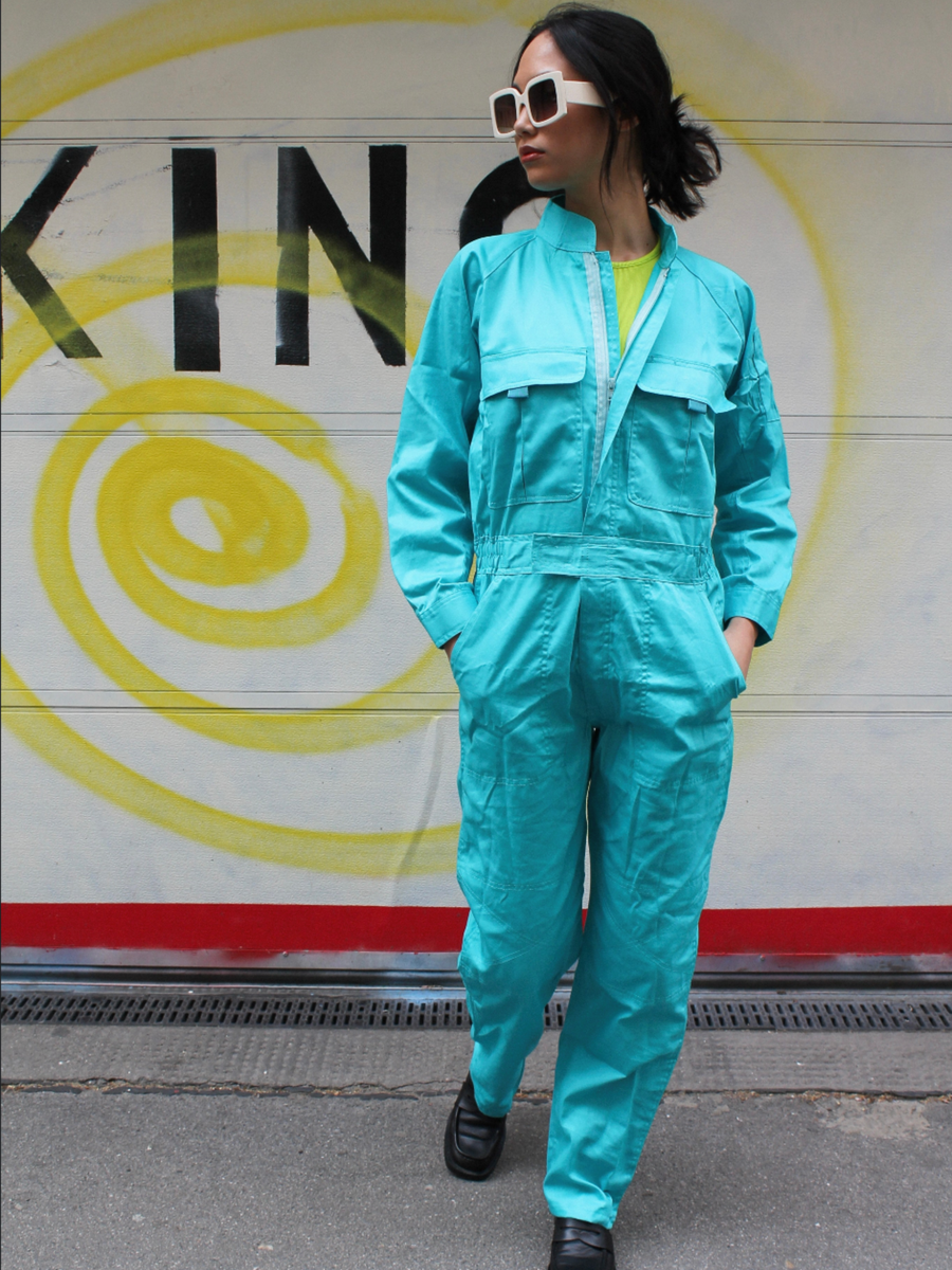 JAPANESE WORKWEAR  Jumpsuit - Light Blue