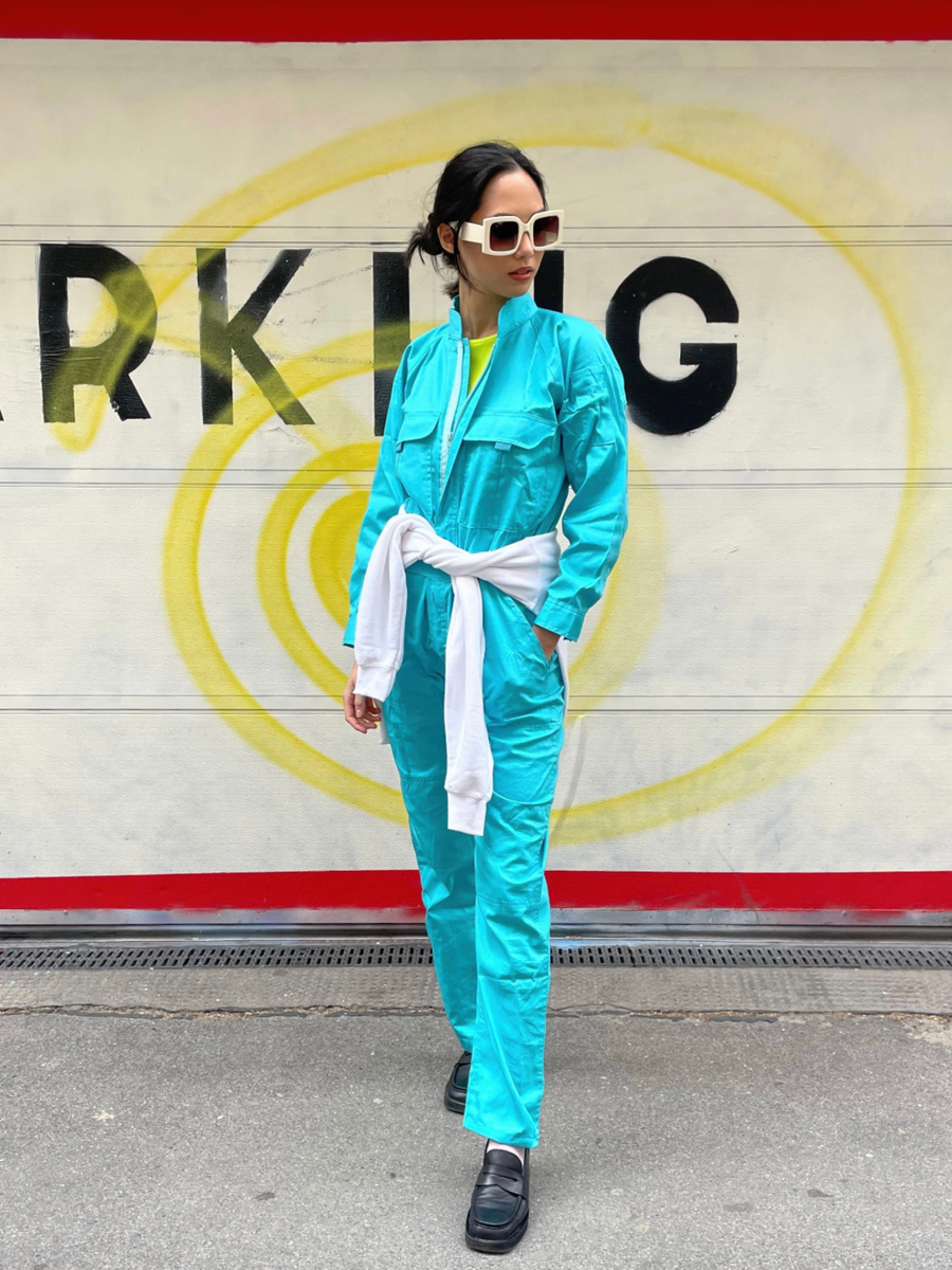 JAPANESE WORKWEAR  Jumpsuit - Light Blue