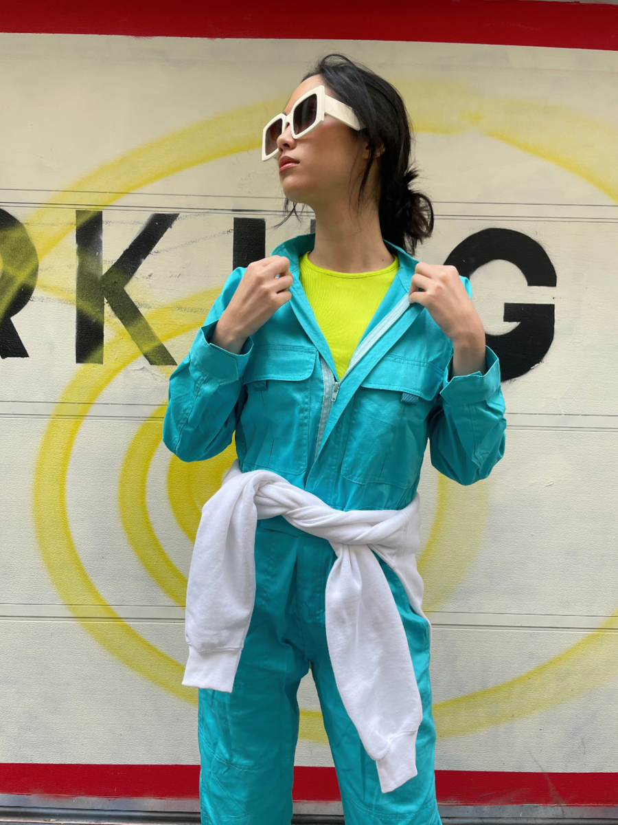 JAPANESE WORKWEAR  Jumpsuit - Light Blue