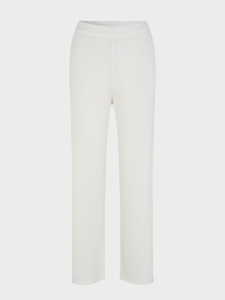 Cara Knit Pants off white JUST FEMALE