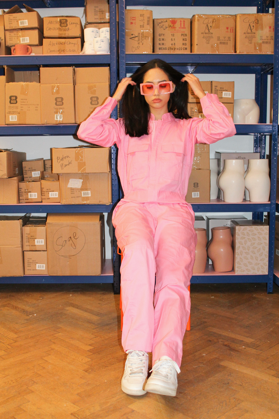 JAPANESE WORKWER Jumpsuit - Pink