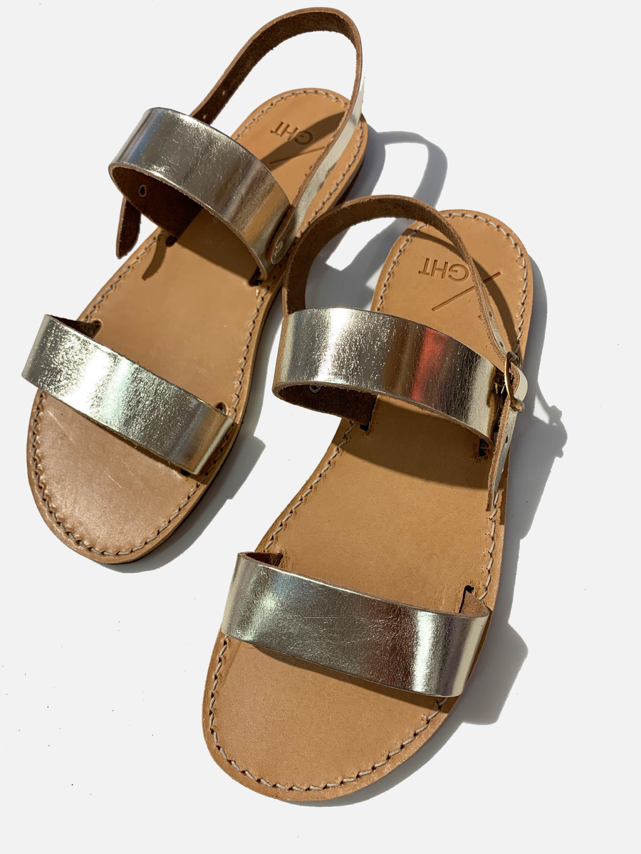 SELECTED BY SIGHT Sandals Gold