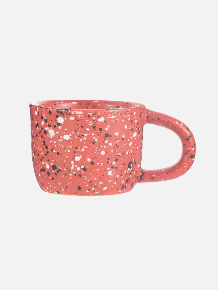 Brick Red Terrazzo Speckled Mug