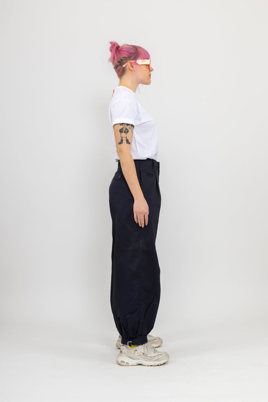 JAPANESE WORKWEAR Pants - Navy