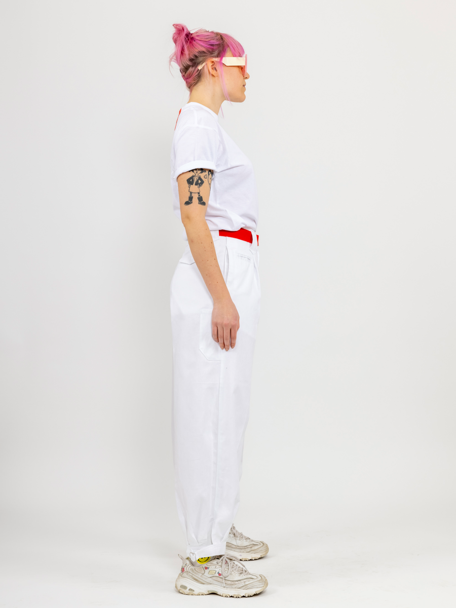 JAPANESE WORKWEAR Pants - White