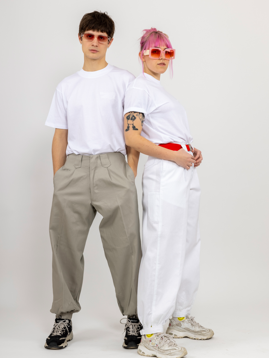 JAPANESE WORKWEAR Pants - White