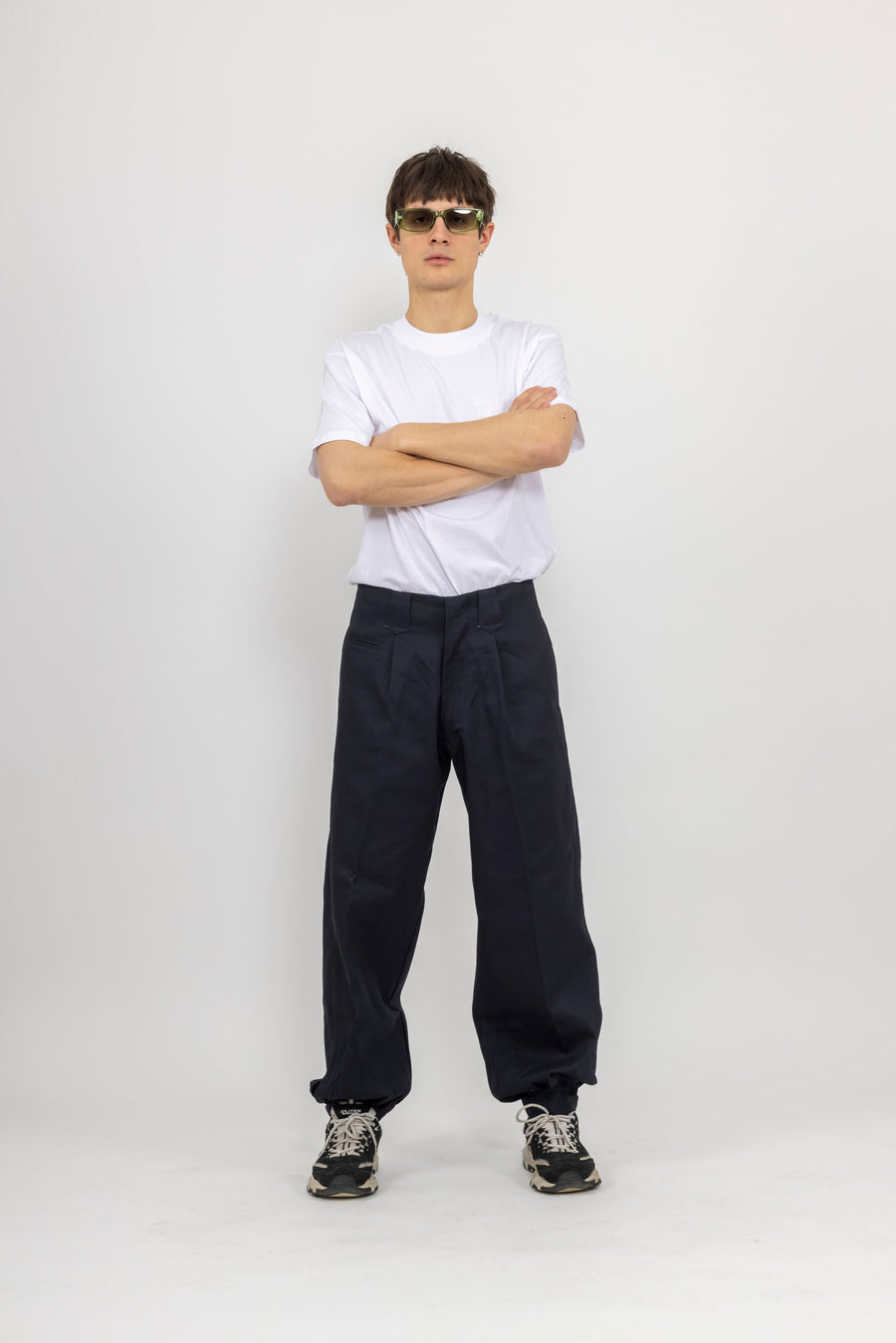 JAPANESE WORKWEAR Pants - Navy