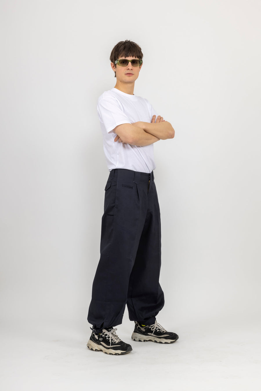 JAPANESE WORKWEAR Pants - Navy