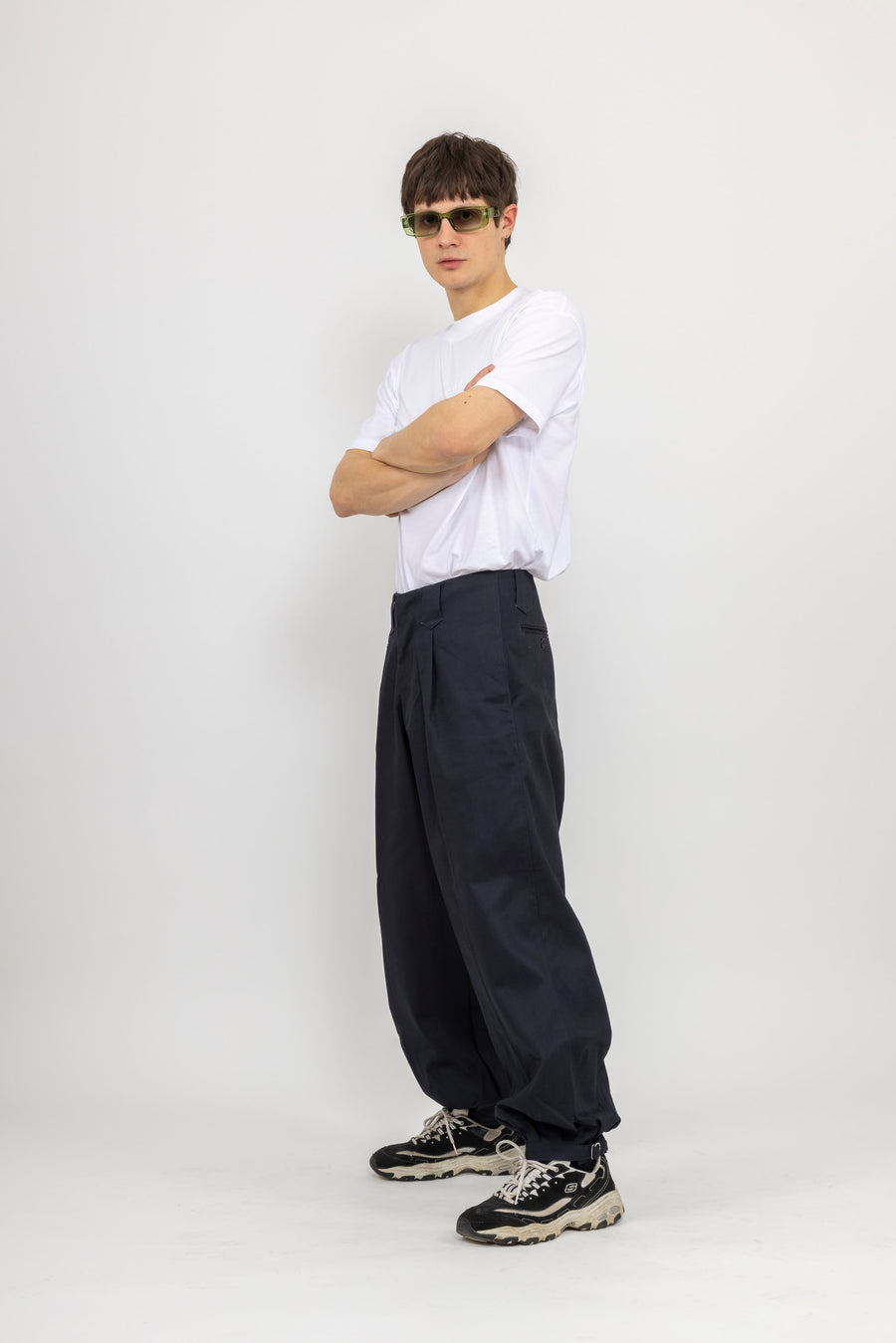 JAPANESE WORKWEAR Pants - Navy