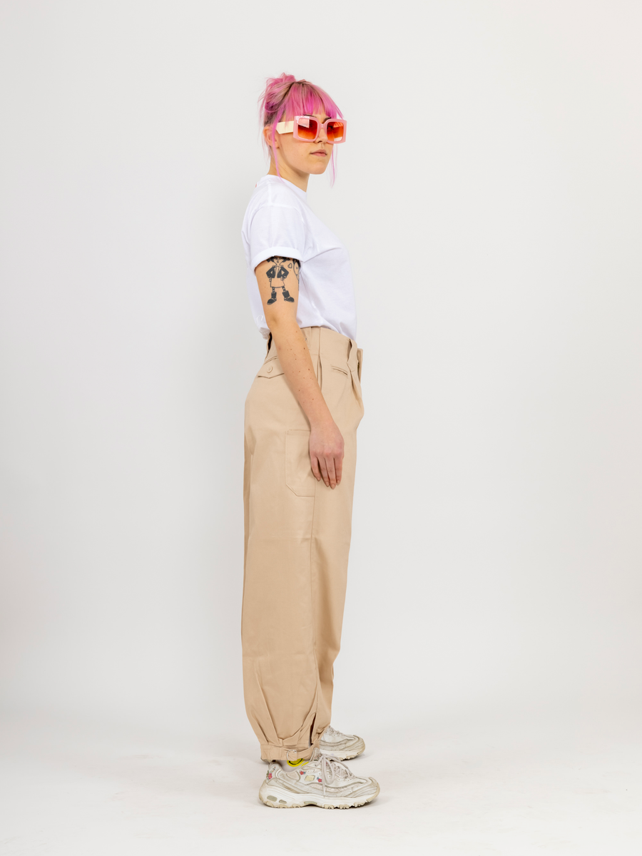 JAPANESE WORKWEAR Pants - Fawn