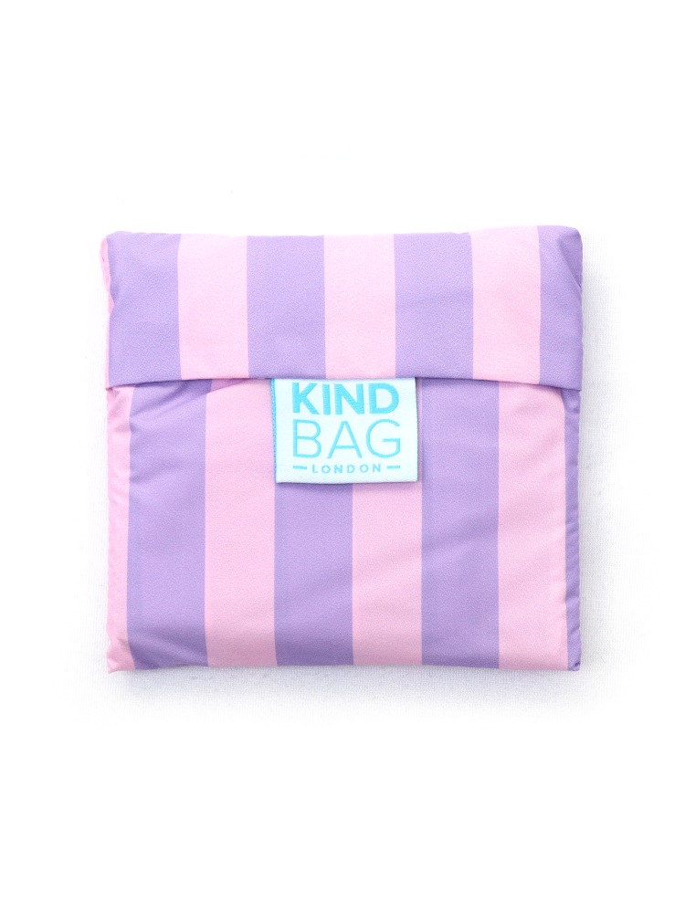 Purple Stripes Kind Bag