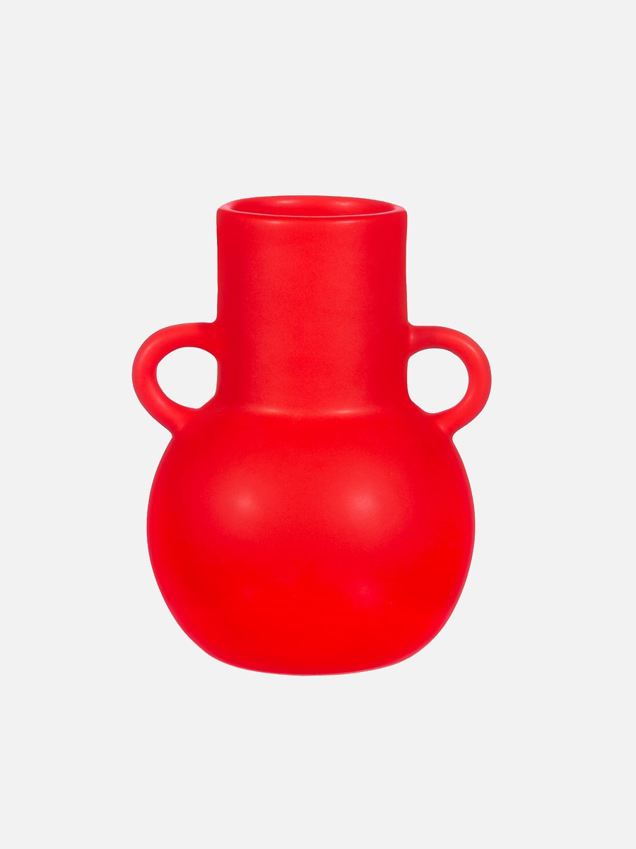 Small Amphora Vase Red