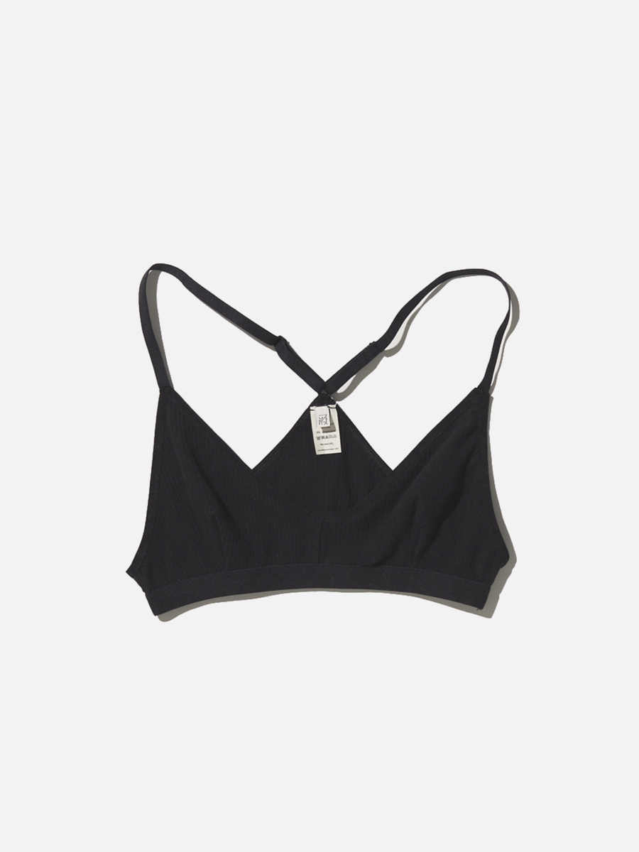 BASERANGE X-Bra Rib Black And Off White