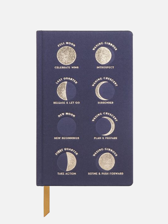 Cloth Journal - Moon Phases