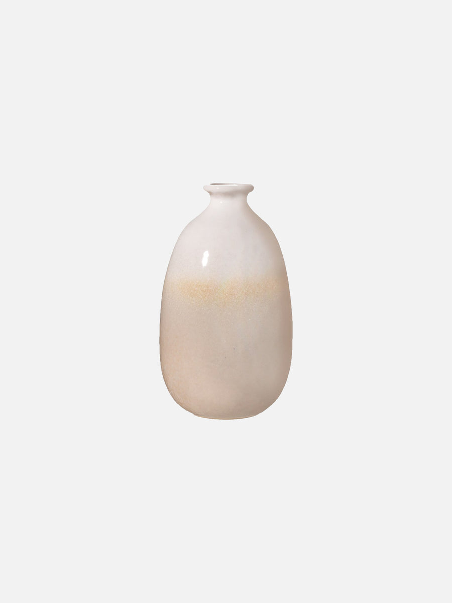 Dip Glazed Ombre Grey Vase - PICK UP ONLY