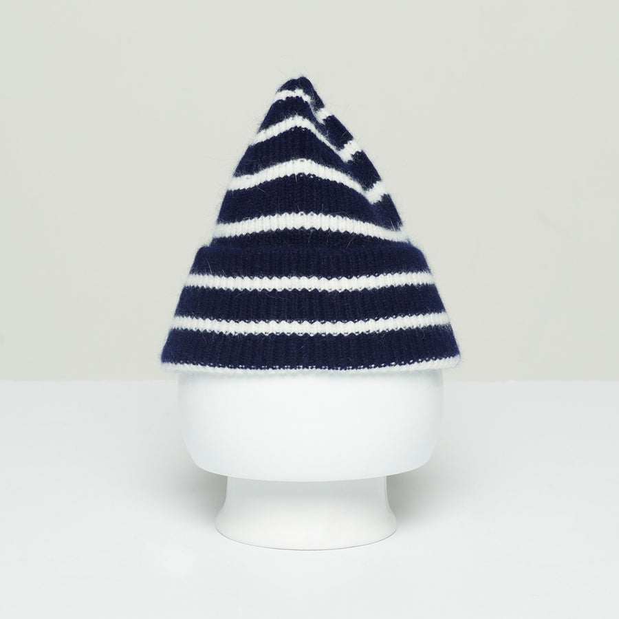 LE BONNET Beanie Midnight Stripe