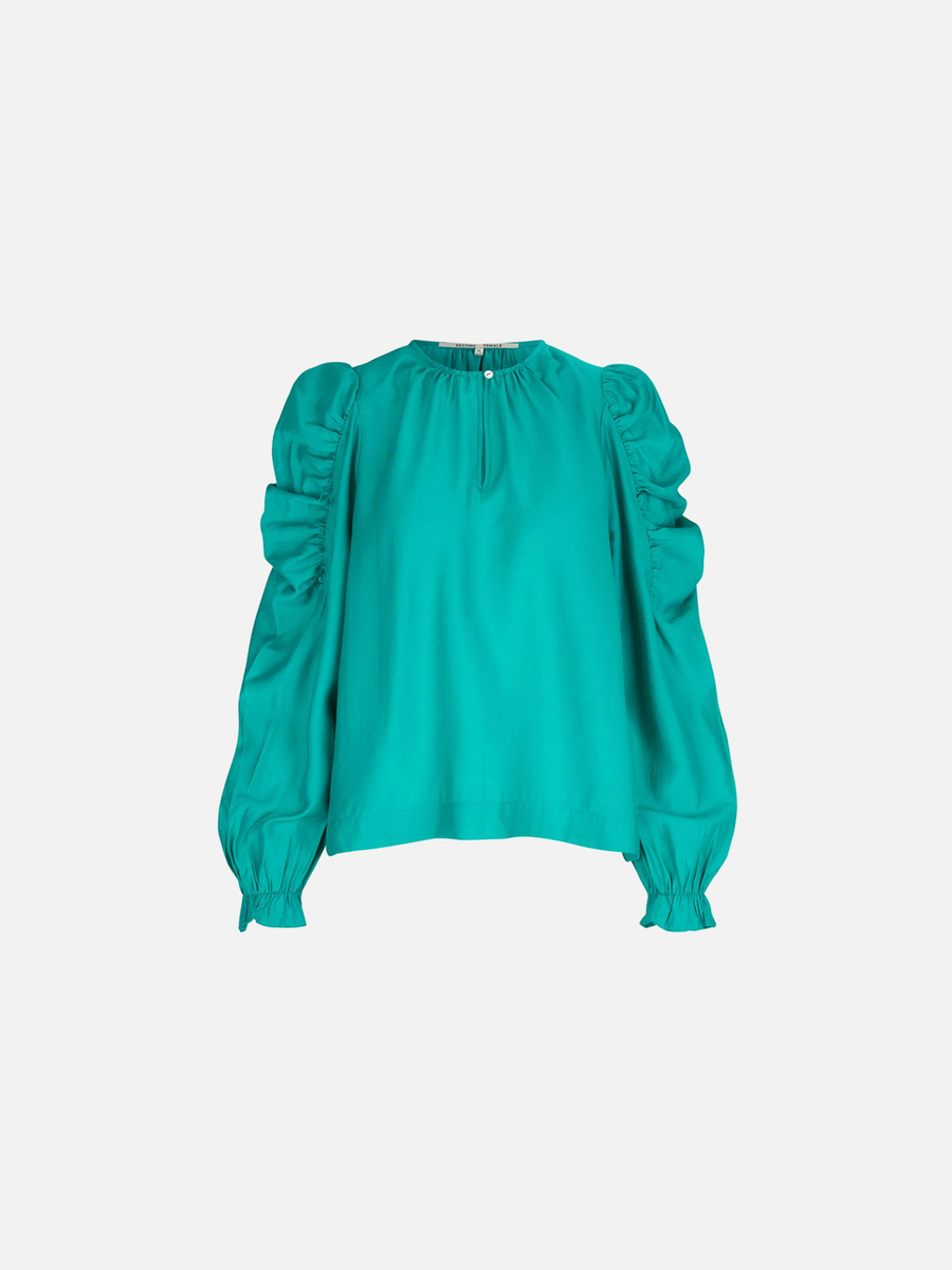 SECOND FEMALE Masma Blouse Tropical Green