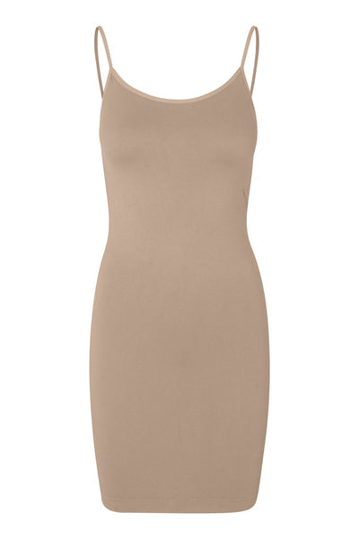 Way Dress taupe JUST FEMALE