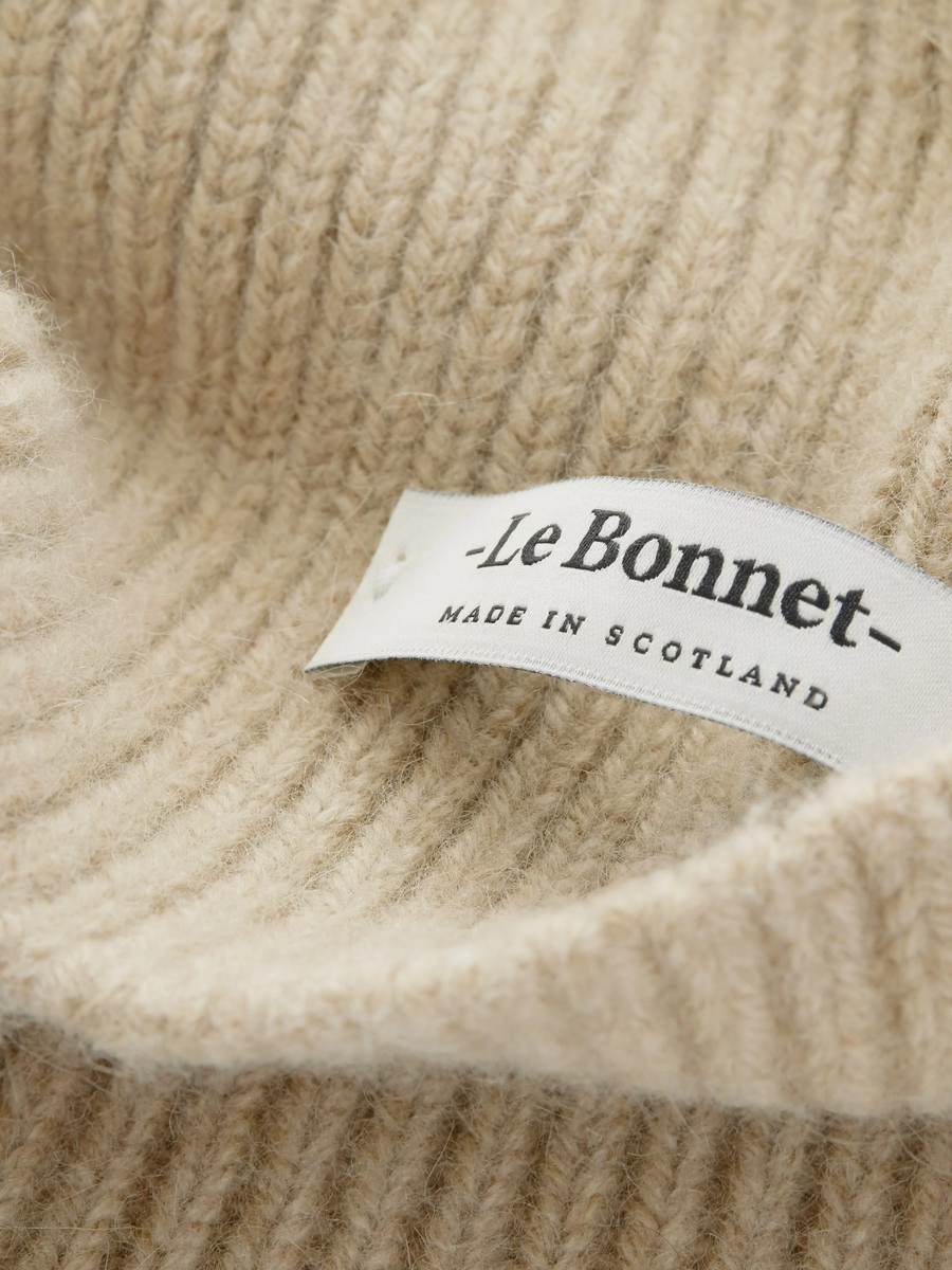 LE BONNET Beanie Sand